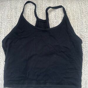 Fleo Black Tank Top